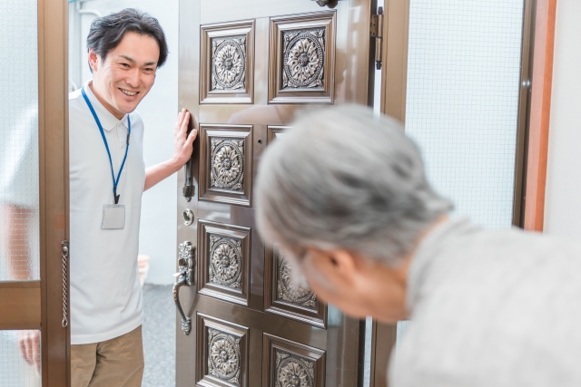 出張サービスでの安心ケア