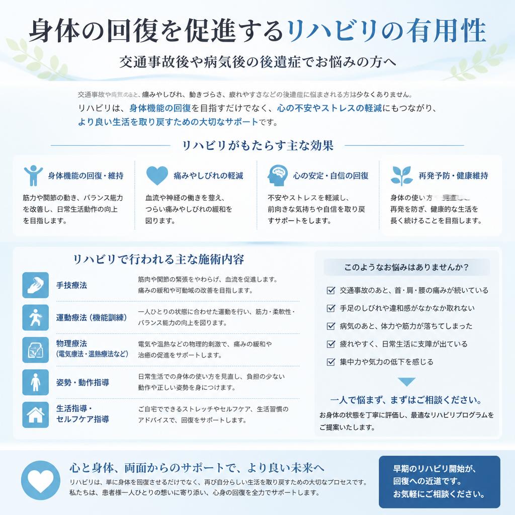 リハビリの重要性