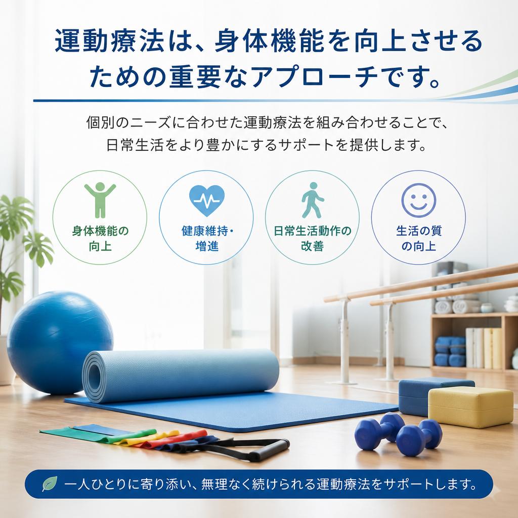 運動療法での身体作り