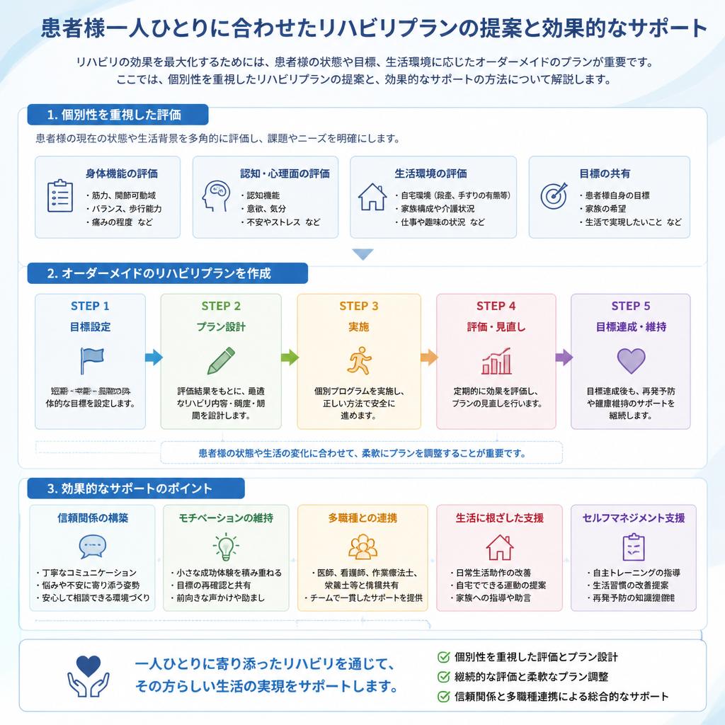 個別リハビリプランの提案