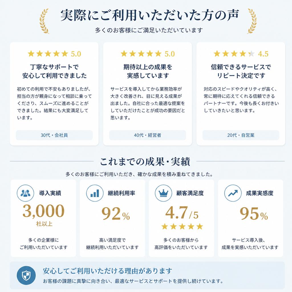 口コミ・体験談