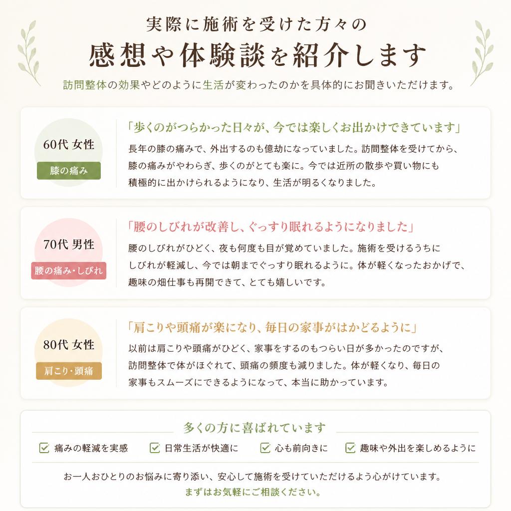 患者様の声