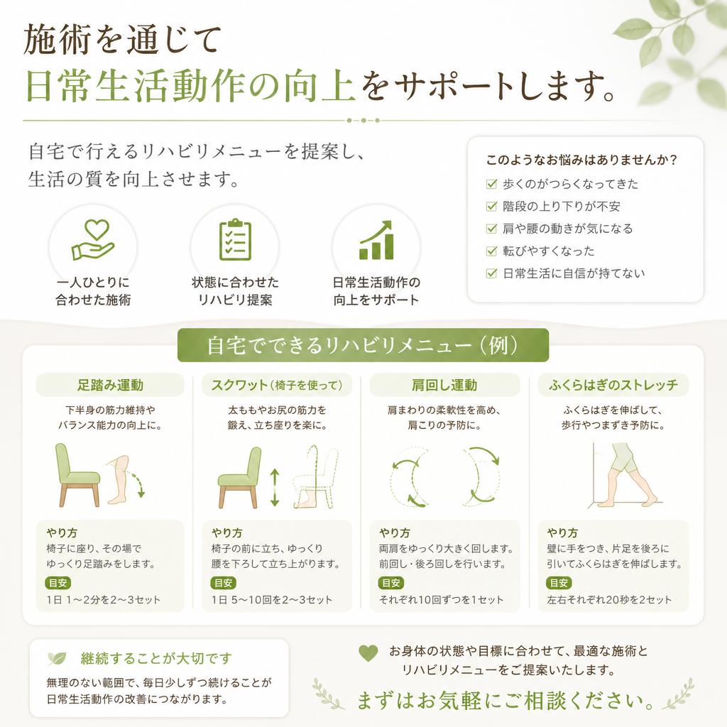 リハビリで自立度を向上