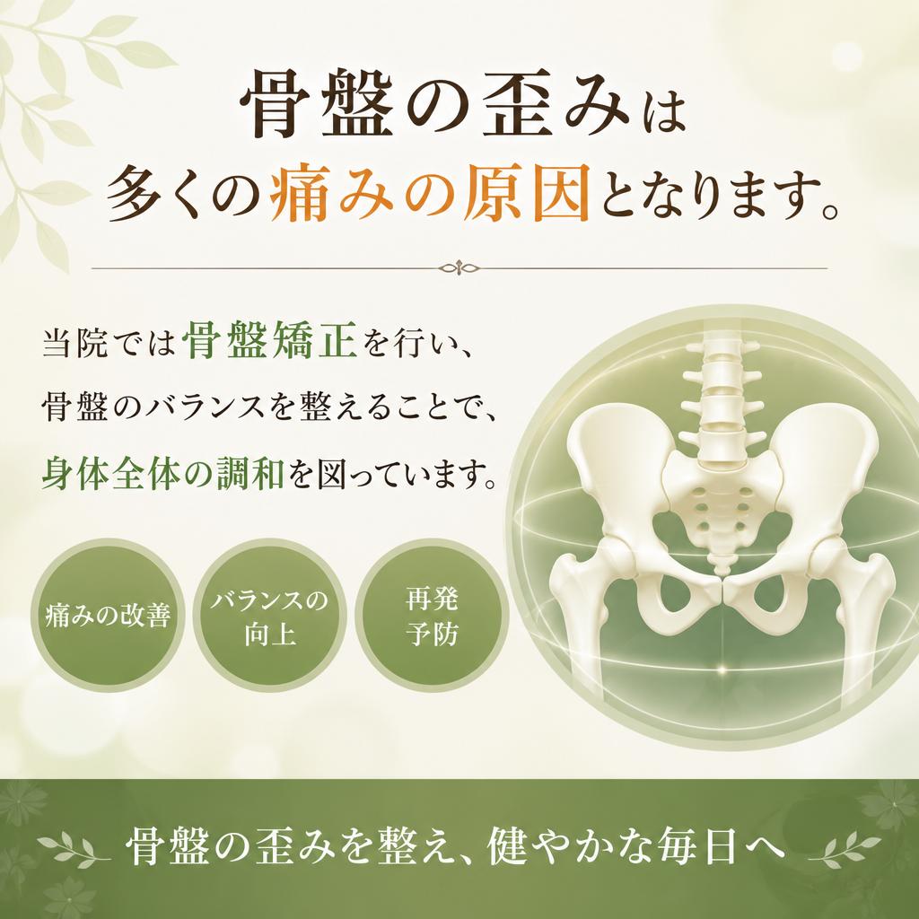 骨盤矯正の重要性