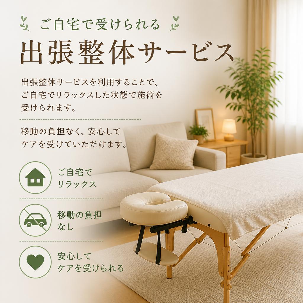 自宅で受けられる安心感