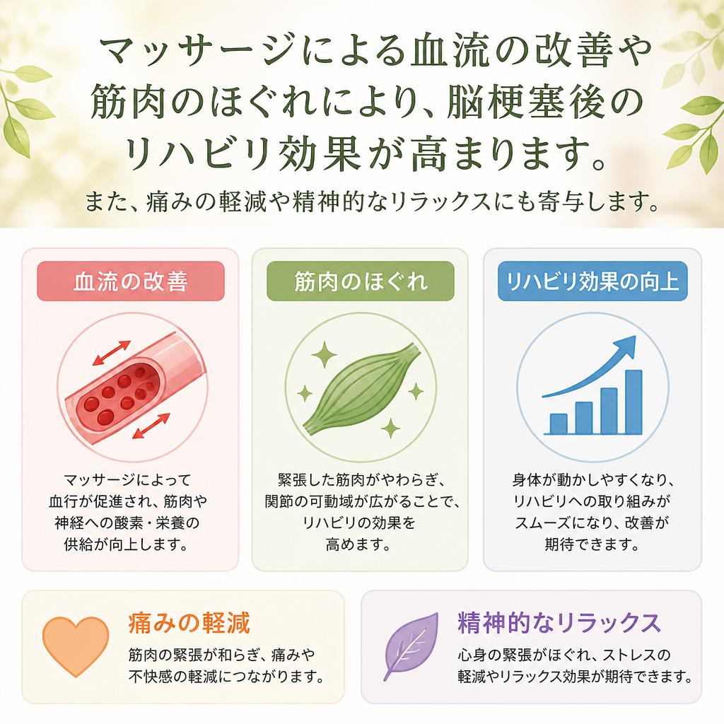 マッサージで得られる効果