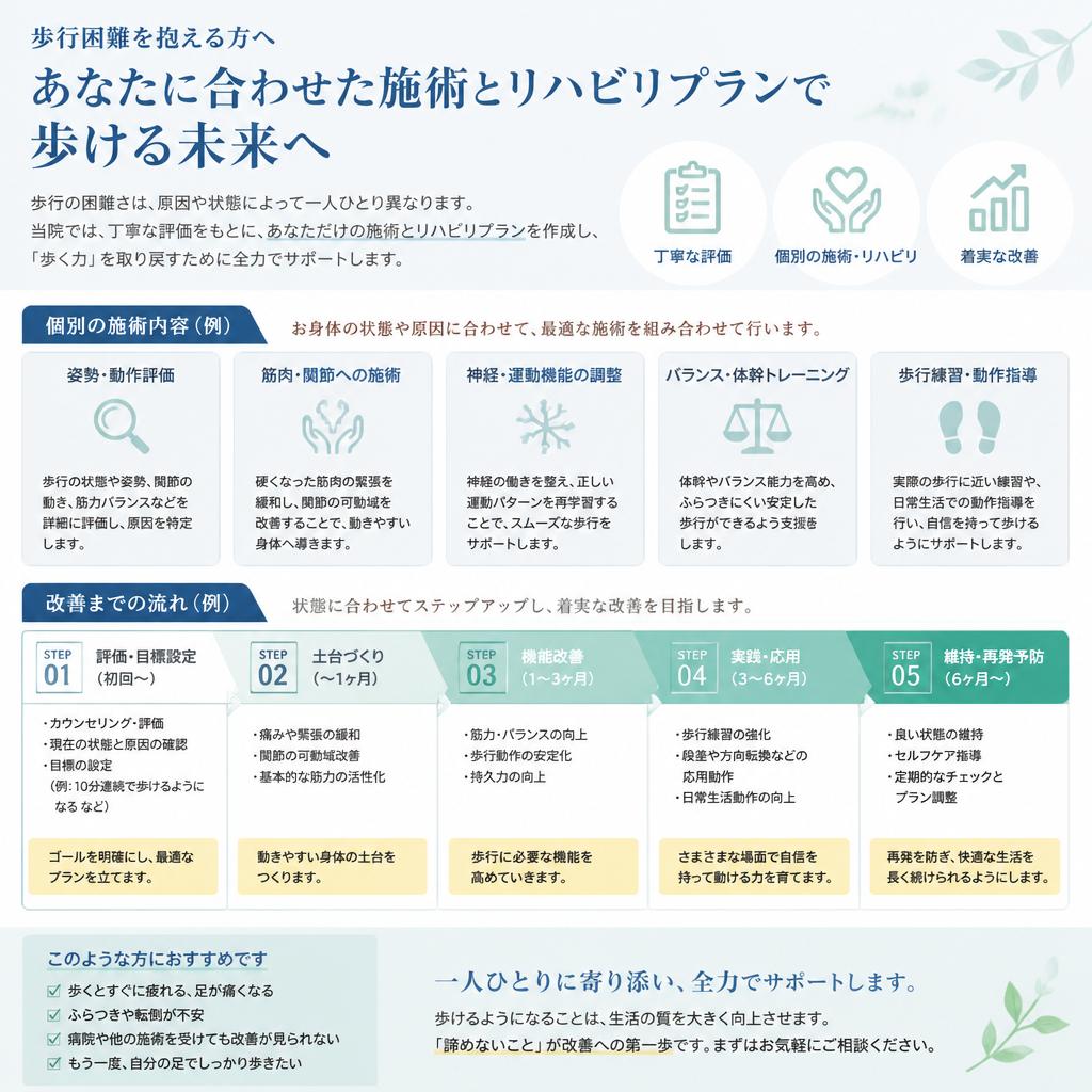 歩行困難に対するアプローチ