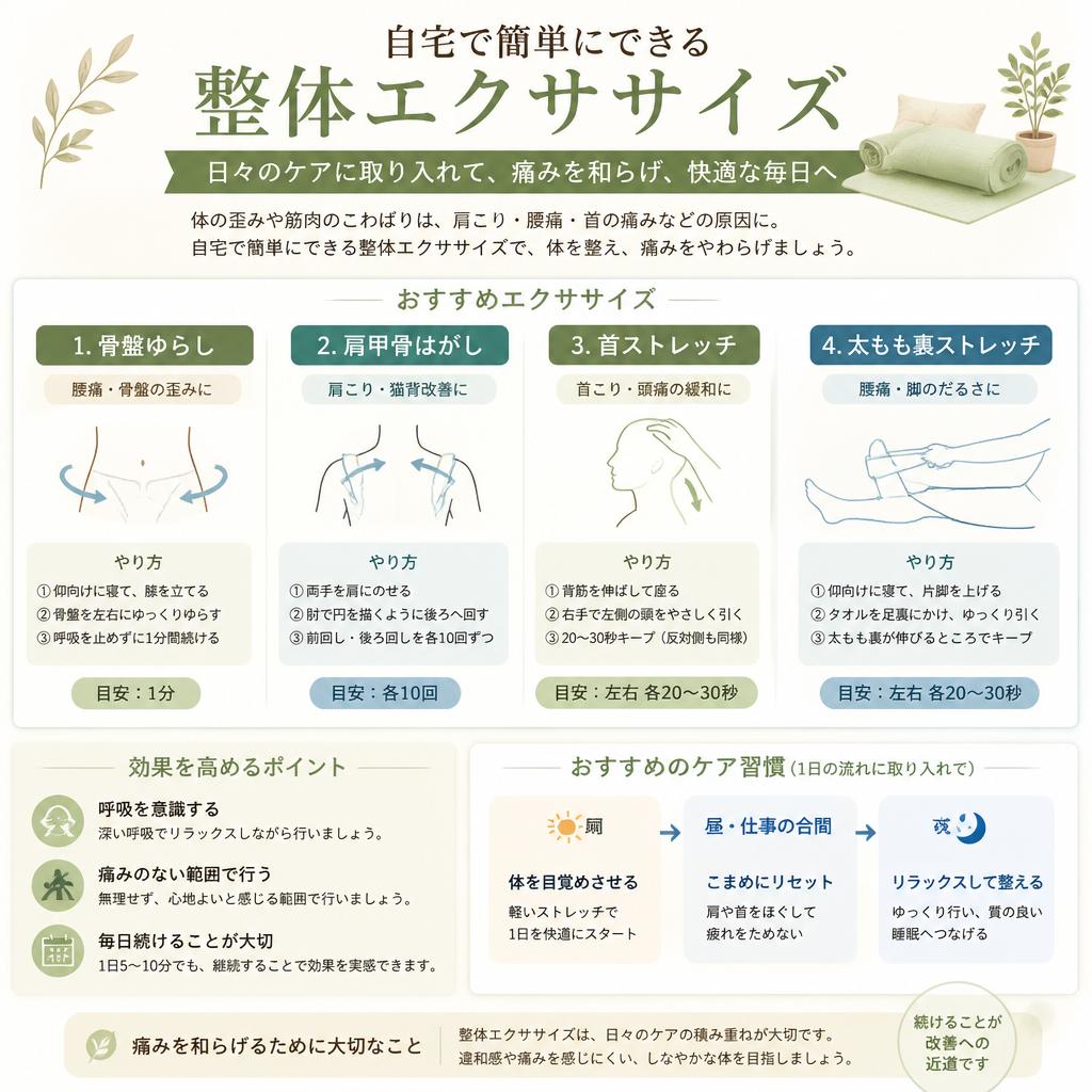 整体エクササイズの紹介