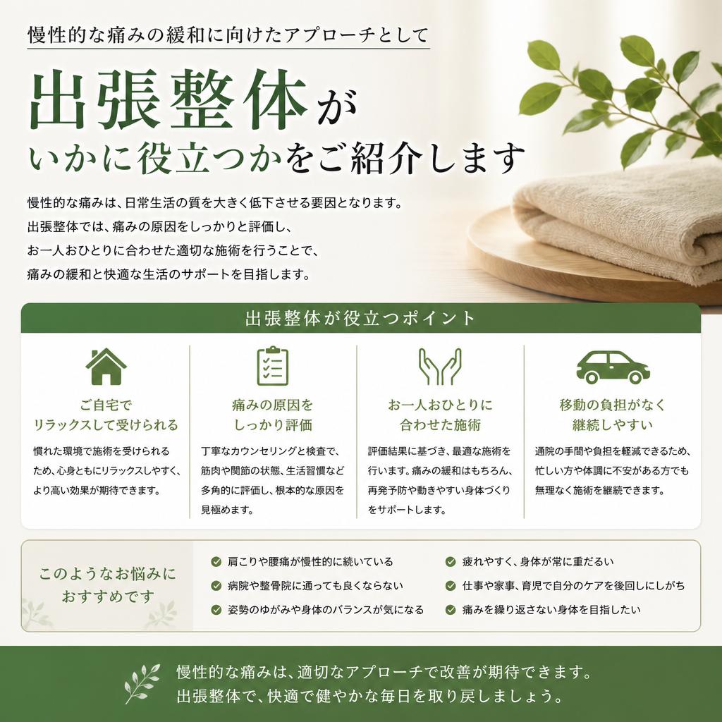 慢性痛と向き合う新しい方法