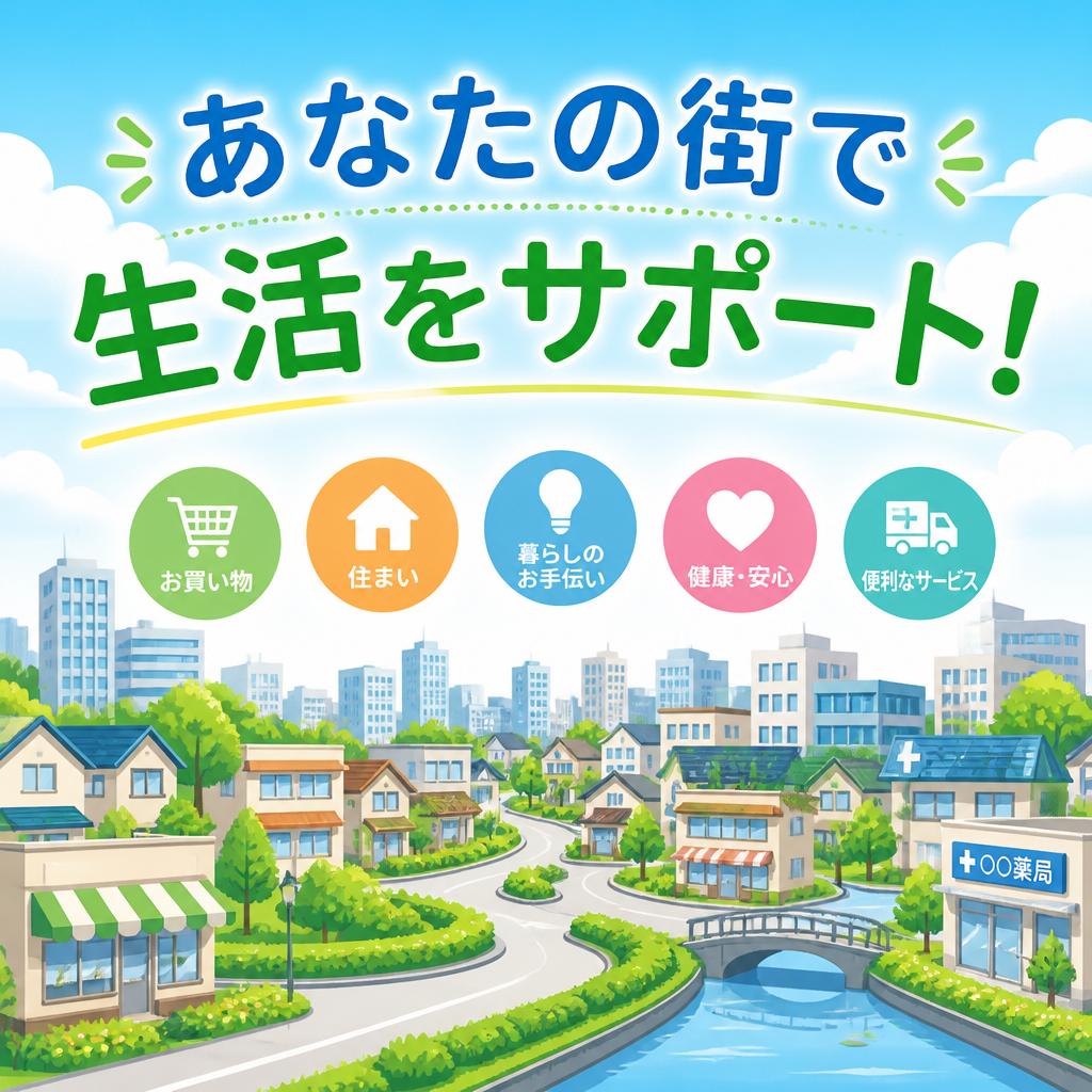 あなたの街で生活をサポート！