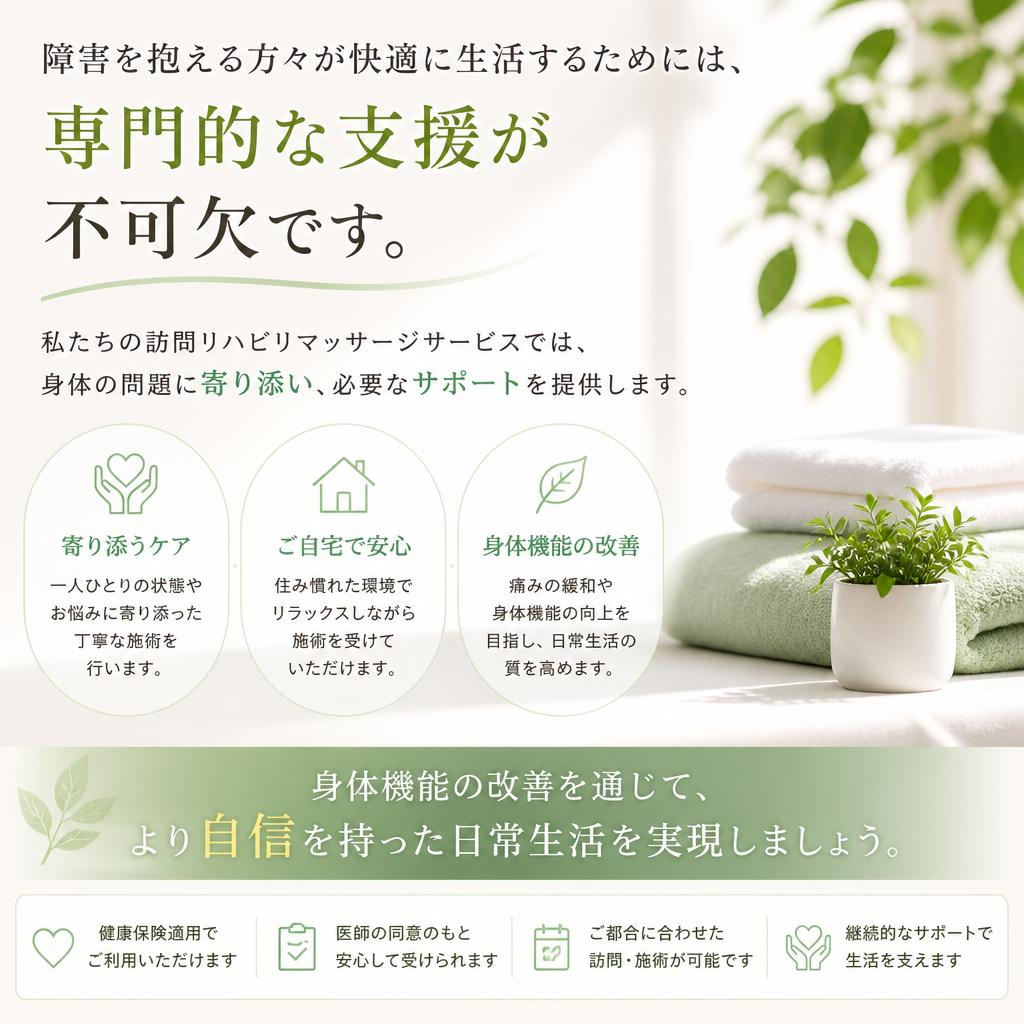身体障害者支援の重要性