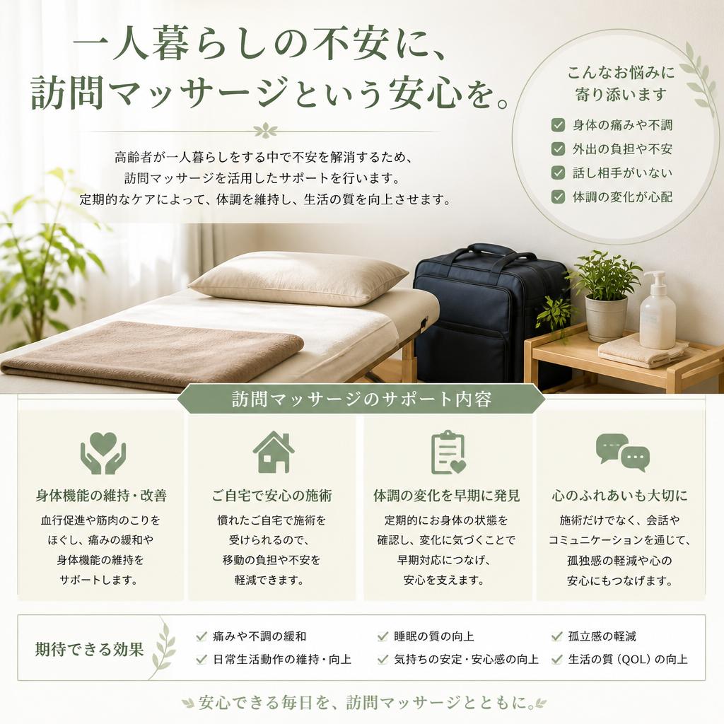 一人暮らしの親への安心を提供