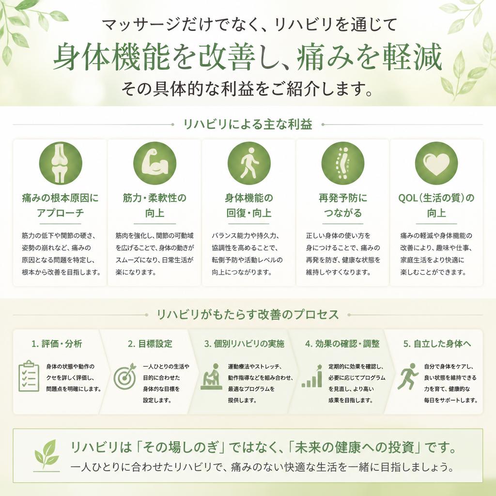 リハビリの重要性と効果