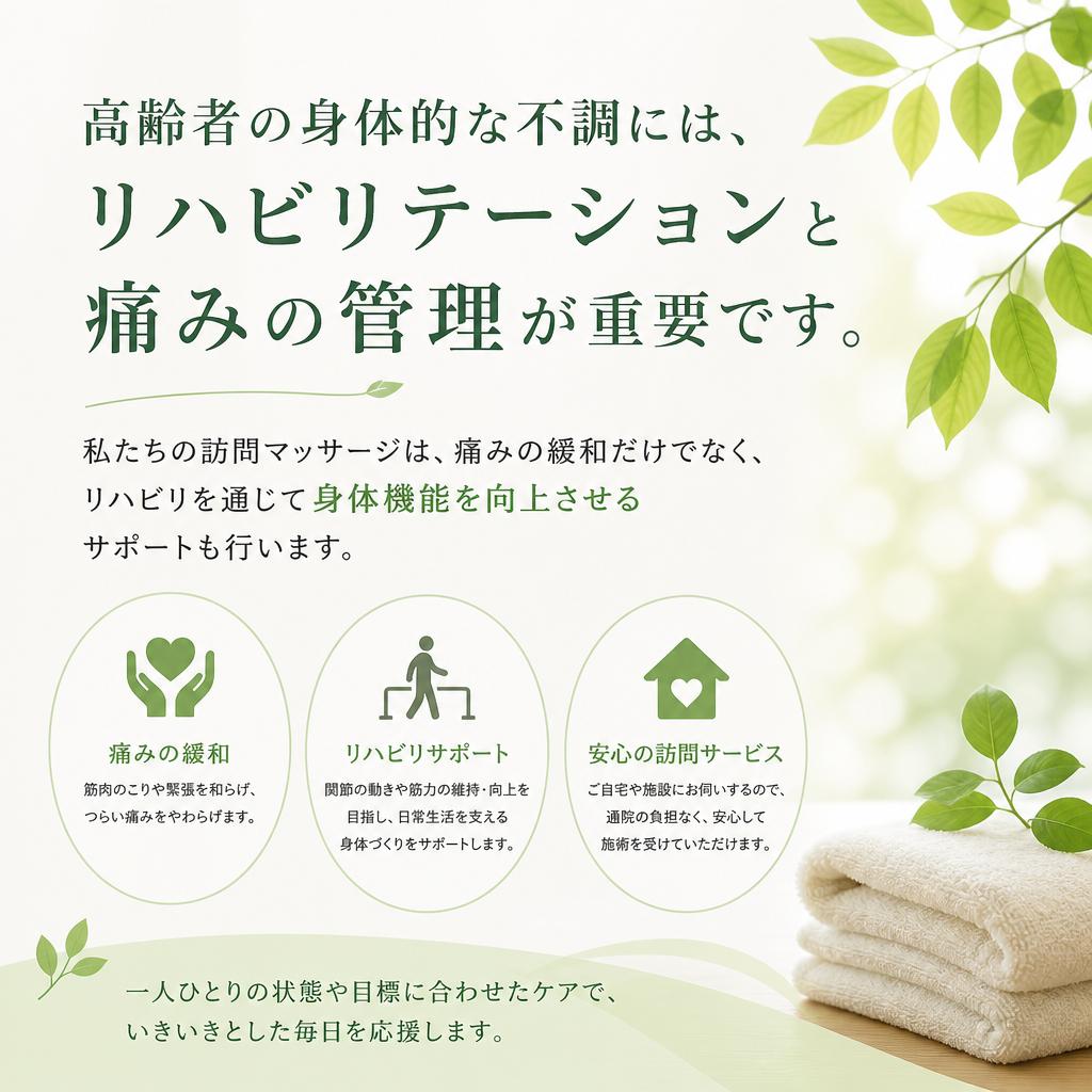 リハビリテーションと痛み管理の重要性