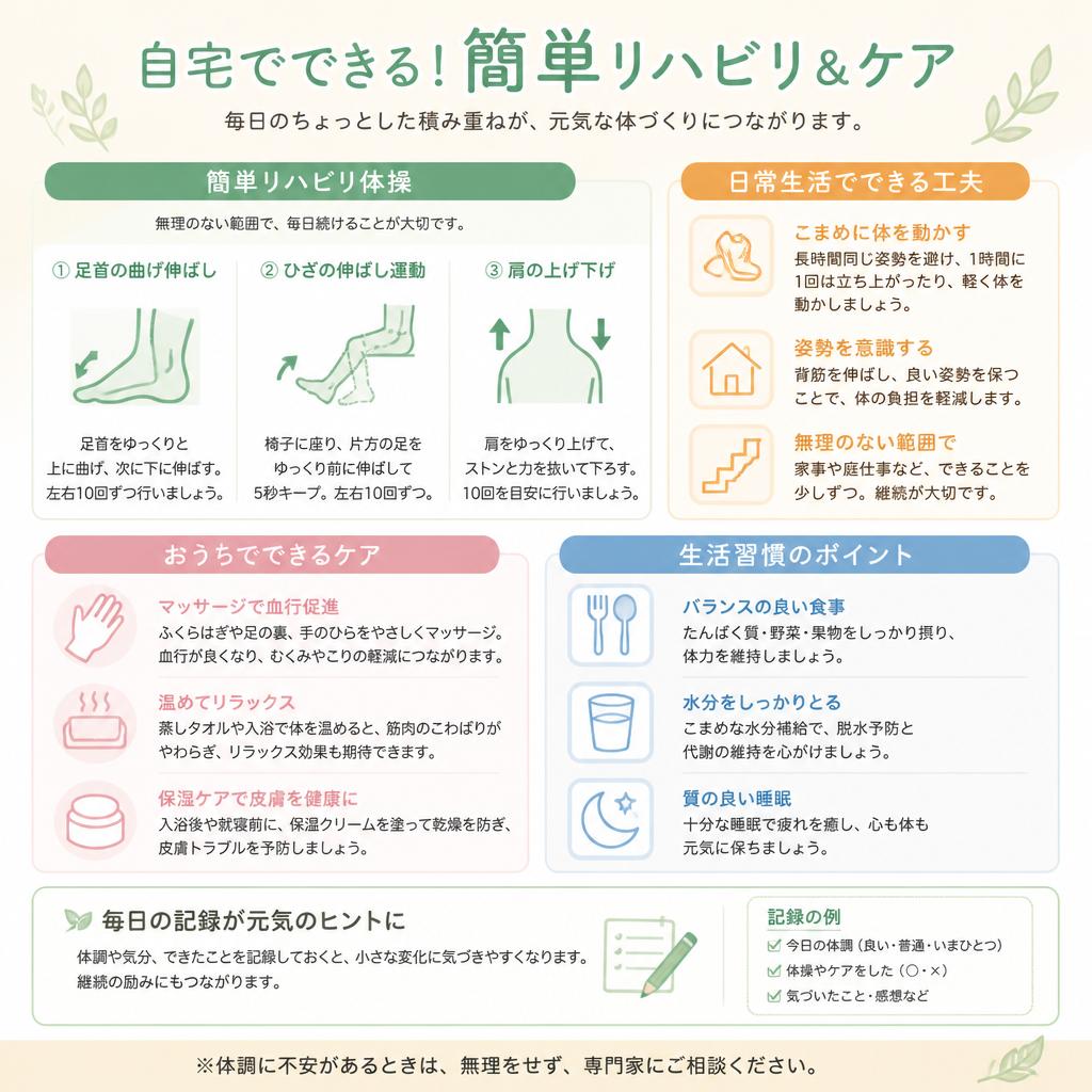 自宅でできるリハビリ