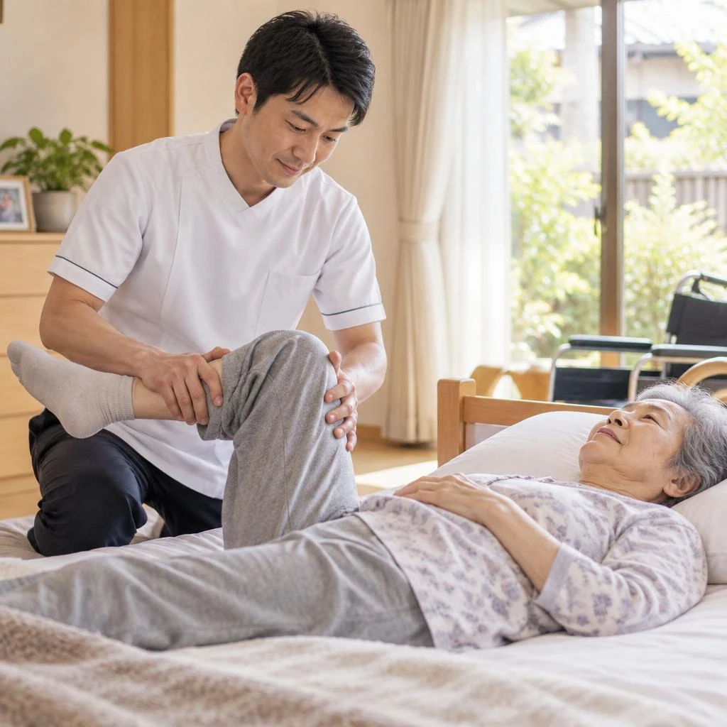 痛みを抱えた毎日に、住み慣れた場所でできるケアを。訪問マッサージとリハビリで、高齢者の安心な暮らしを支えます。